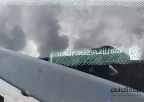 2016 Ford Focus Se from USA, damaged, VIN 1FADP3K22GL207985